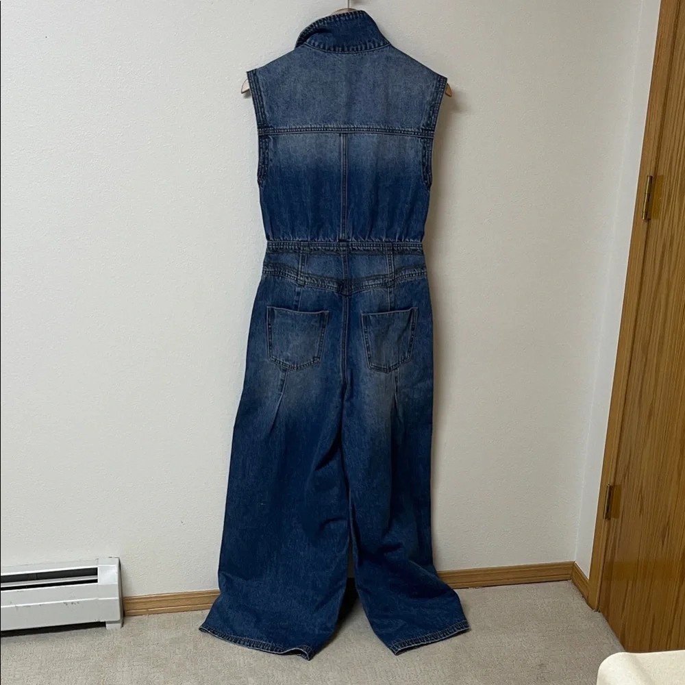 Bluivy Denim Jumpsuit women’s size S new with tags - Picture 5 of 5